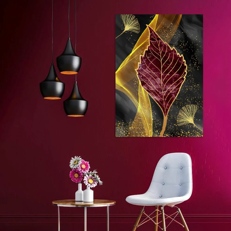 Tablou canvas Frunza Abstracției — imaginea 4