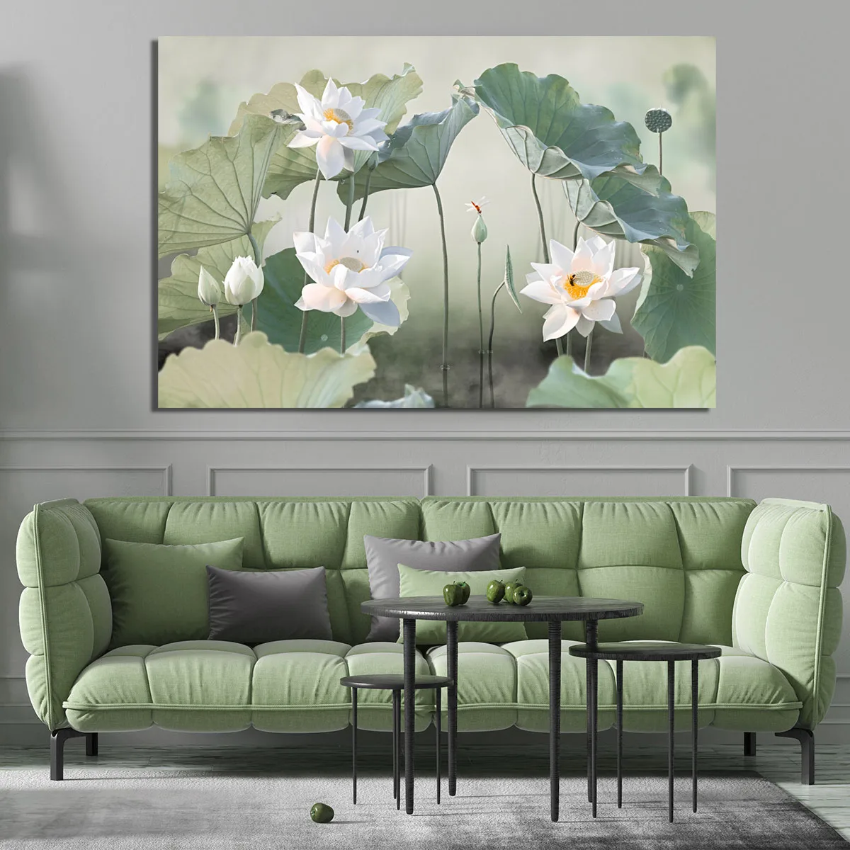 Tablou flori de lotus feng shui — imaginea 2